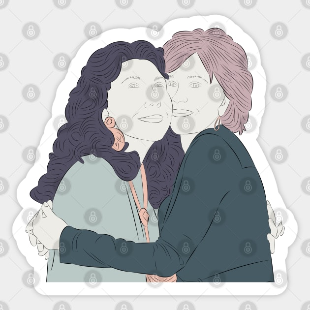 Grace and Frankie Sticker by LiLian-Kaff